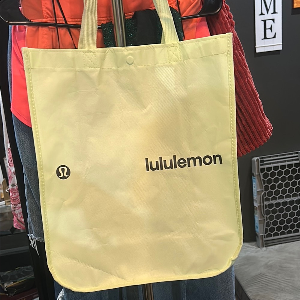 Lululemon Athletica Light Yellow Tote